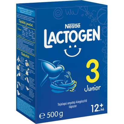 Lactogen 3 Junior Tejalapú anyatej-kiegészítő tápszer 12. hó+ 500 g