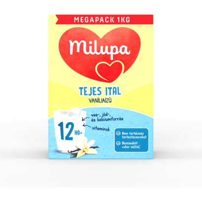 Milupa vaníliaízű tejes ital 12 hó+ 2 x 500 g (1000 g)