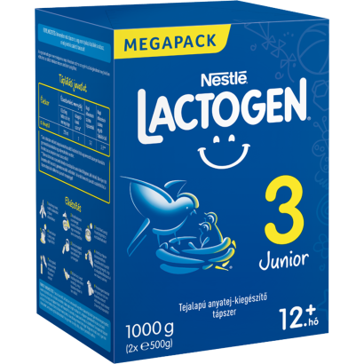 Lactogen 3 Junior Tejalapú anyatej-kiegészítő tápszer 12. hó+ 1000 g