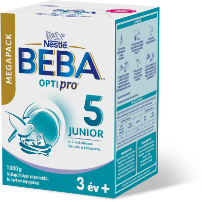 Nestlé BEBA Optipro 5 junior tejalapú italpor vitaminokkal és ásványi anyagokkal 3 éves kortól 1 kg