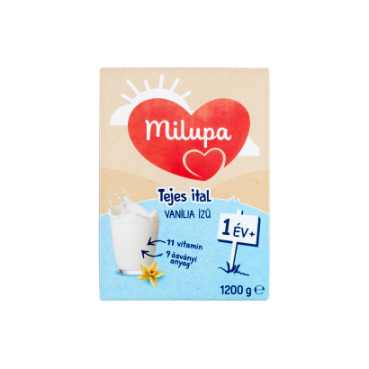 Milupa vanília ízű tejes ital 1 év+ 2 x 600 g (1200 g)