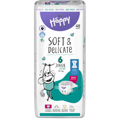 Bella Baby Happy Junior Extra pelenka 6-os méret 48 db
