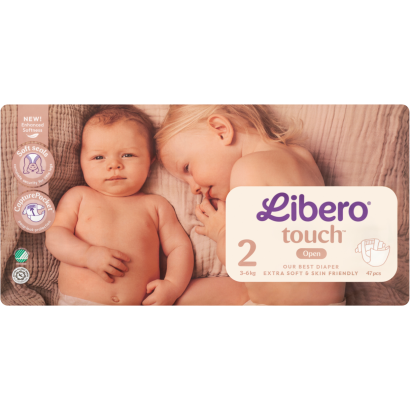Libero Touch pelenka, méret: 2, 3-6 kg, 47 db