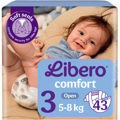 Libero Comfort pelenka, méret: 3, 5-8 kg, 43 db