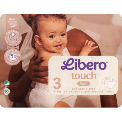 Libero Touch pelenka, méret: 3, 5-8 kg, 40 db
