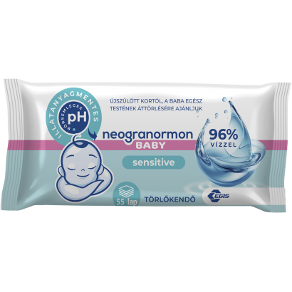Neogranormon Baby Sensitive törlőkendő 55 db