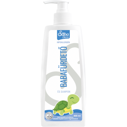 Sába Derm Babafürdető és sampon hipoallergén 400 ml