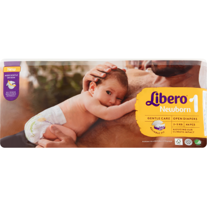 Libero Newborn pelenka, méret: 1, 2-5 kg, 44 db