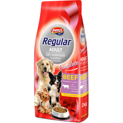 Panzi Pet Regular Adult teljesértékű kutyaeledel marha ízesítéssel 2 kg
