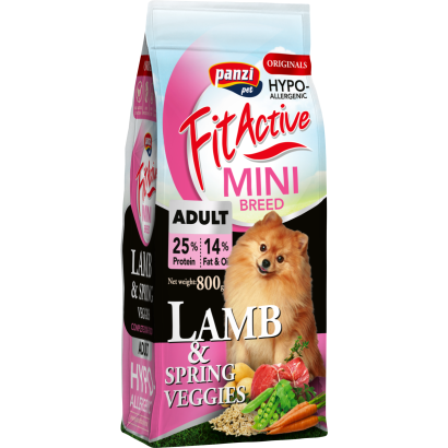 Panzi Pet Fit Active bárány tavaszi zöldségekkel teljes értékű eledel felnőtt kutyák részére 800 g