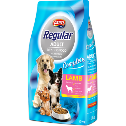 Panzi Pet Regular Adult Dog bárány és rizs teljes értékű kutyaeledel bárány ízesítéssel 10 kg