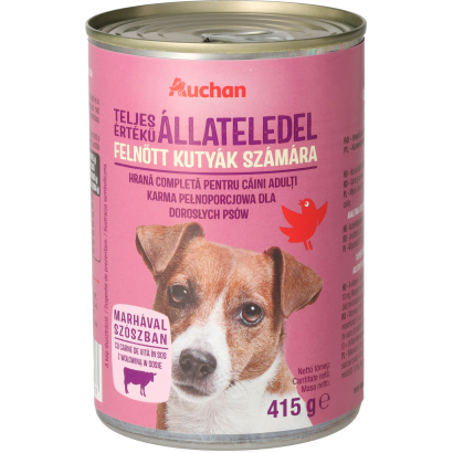 Auchan Kedvenc Kutyakonzerv marha 415 g