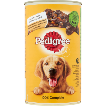 Pedigree teljes értékű nedves eledel felnőtt kutyák részére csirkével és sárgarépával 1200 g