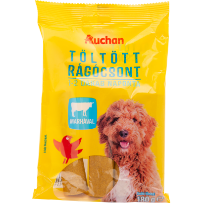 Auchan Kedvenc töltött rágócsont marhával 180 g