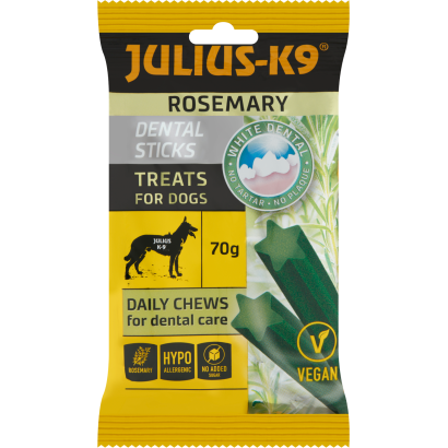 Julius-K9 Dental Sticks kiegészítő takarmány kutyák részére rozmaringgal 70 g