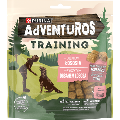 Purina Adventuros Training lazac ízű kutya jutalomfalat 115 g