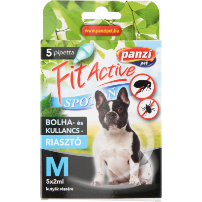 Panzi Fit Active Spot-On bolha- és kullancsriasztó kutyák részére M 5 x 2 ml