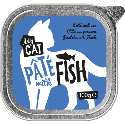 My Cat teljes értékű állateledel felnőtt macskáknak halas pástétom 100 g