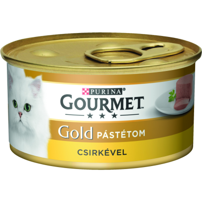 Purina Gourmet Gold csirkével pástétom nedves macskaeledel 85 g