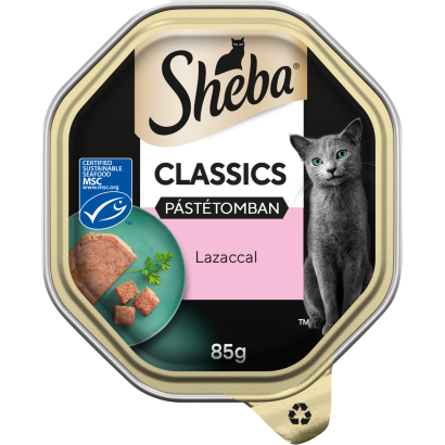 Sheba Classics teljes értékű nedves eledel felnőtt macskáknak lazaccal 85 g