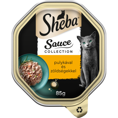 Sheba teljes értékű nedves eledel felnőtt macskáknak pulykával és zöldségekkel 85 g