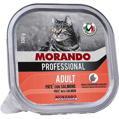 Migliorgatto Professional macskaeledel, alutálcás lazac ízesítéssel 100g