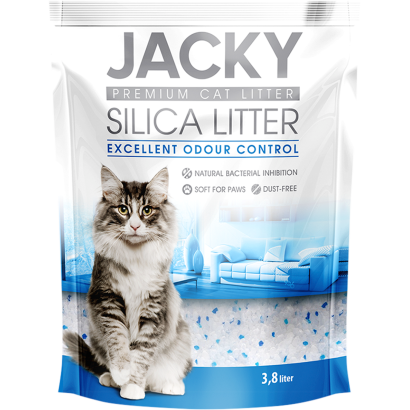 Jacky szilika macska alom 3,8 l