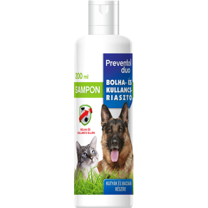 Preventol duo Bolha- és kullancsriasztó sampon kutyáknak és macskáknak 200 ml