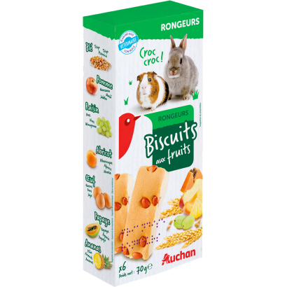 Auchan Kedvenc Rágcsáló Piskóta 6x70 g