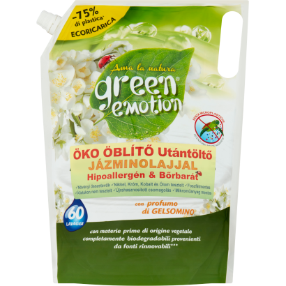Green emotion öblítő utántöltő jázminolajjal 60 mosás 1500 ml