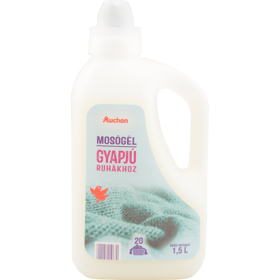 Auchan Kedvenc mosógél gyapjú ruhákhoz 20 mosás 1,5 l