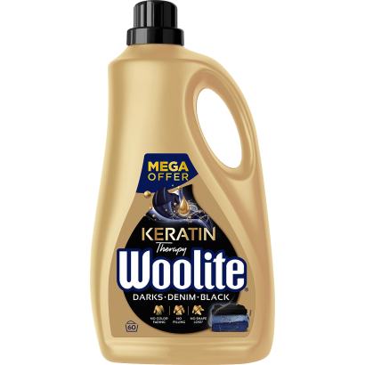 Woolite Keratin Therapy folyékony mosószer keratinnal sötét ruhákhoz 60 mosás 3,6 l