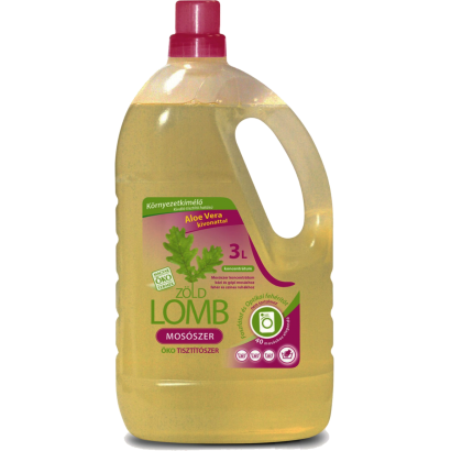 Zöld Lomb folyékony öko mosószer koncentrátum, Aloe Vera, 3 l
