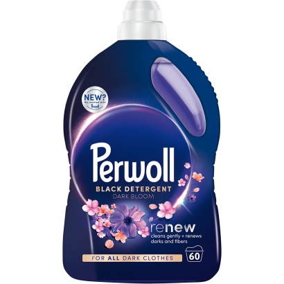 Perwoll Dark Bloom kímélő mosószer 60 mosás 3000 ml