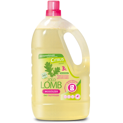 Zöldlomb ÖKO citromos folyékony mosószer 3 l