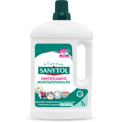 Sanytol Fehér Virágok klórmentes fertőtlenítő mosószeradalék 1 l