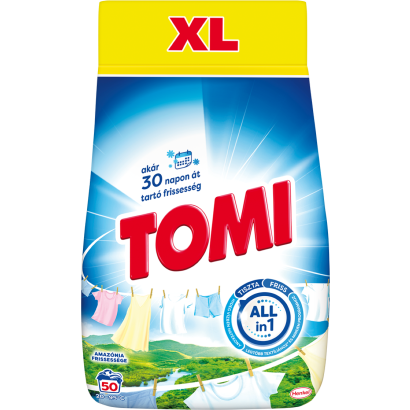 Tomi Amazónia frissessége mosópor 50 mosás 2,5 kg