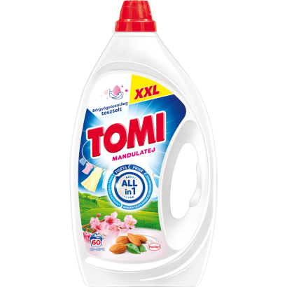Tomi Color Mandulatej mosógél 60 mosás, 2,7 l