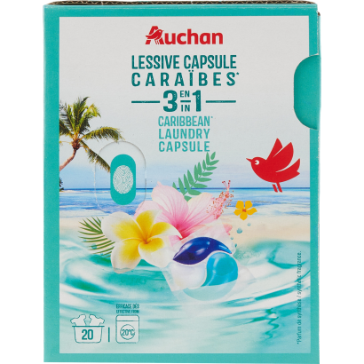 Auchan Kedvenc mosókapszula Caribbean 20 db