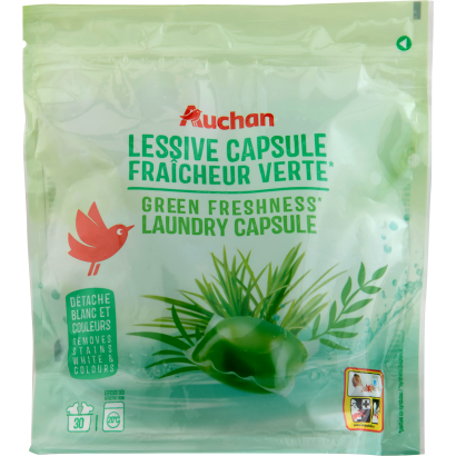 Auchan Kedvenc Mosókapszula frissesség illattal 630 ml (30x21 ml)