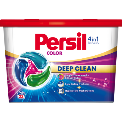 Persil Discs Color mosószer koncentrátum gépi mosáshoz színes ruhadarabokhoz 22 mosás 363 g