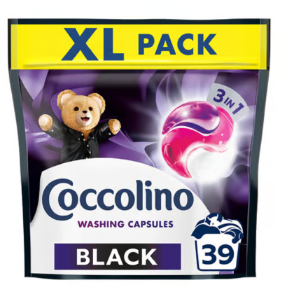 Coccolino Black 3in1 mosókapszula 39 mosás