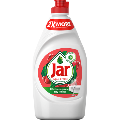 Jar Clean & Fresh Pomegranate & Honeysuckle Folyékony Mosogatószer  Tiszta Edényekért,450ml