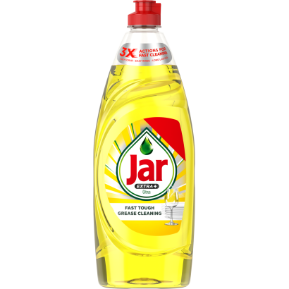 Jar Extra+Citrus Folyékony Mosogatószer.A Jar 1. Számú Formulája Szennyeződések Eltávolításához650ml