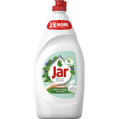 Jar Sensitive Tea Tree & Mint Folyékony Mosogatószer, Kézkímélő 750 ML