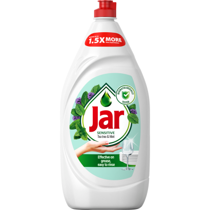 Jar Sensitive Tea Tree & Mint Folyékony Mosogatószer, Kézkímélő 1350 ML