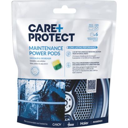 Care+Protect CPPPODWMDW vízkőoldó és zsírtalanító mosó- , és mosogatógépekhez - 6 db
