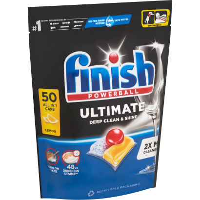 Finish Powerball Ultimate All in 1 Citrom mosogatógép kapszula 50 db 645 g