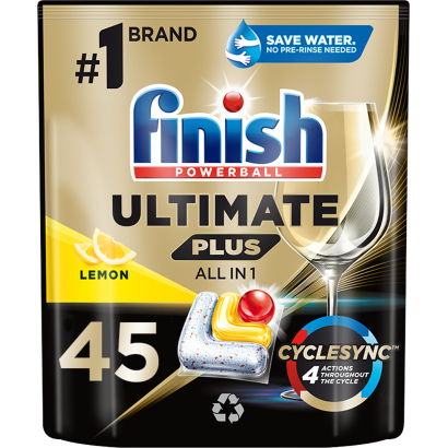 Finish Powerball Ultimate Plus All in 1 Citrom mosogatógép kapszula 45 kapszula 549 g