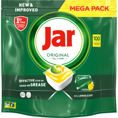 Jar Original Lemon All In One Mosogatókapszula, 100 db